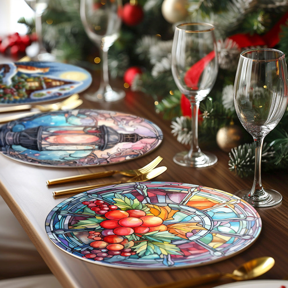 Tema Navideño 4 Salvamanteles Pintar por Números