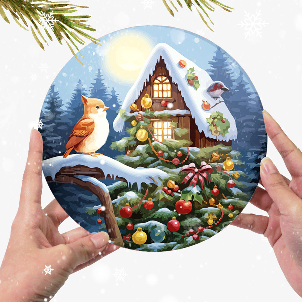 Tema Navideño 4 Salvamanteles Pintar por Números