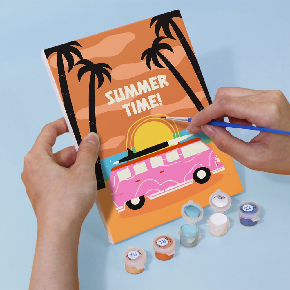 ¡Tiempo de Verano! 6 Partes Mini Pintar por Números