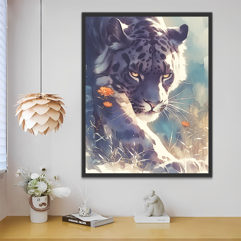 Tigre al Sol Pintar por Números
