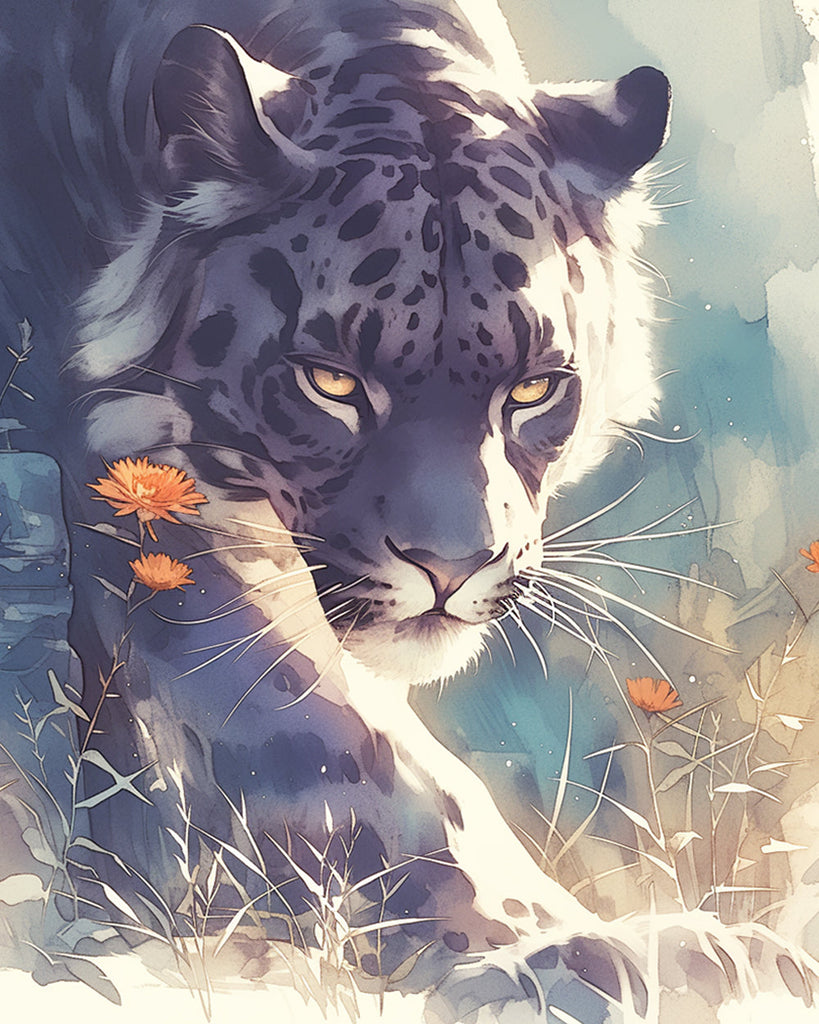 Tigre al Sol Pintar por Números