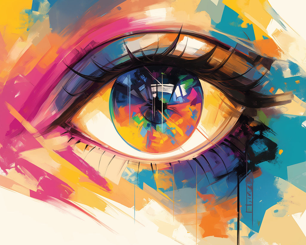 Un Ojo Hermoso de Mujer Pintar por Números