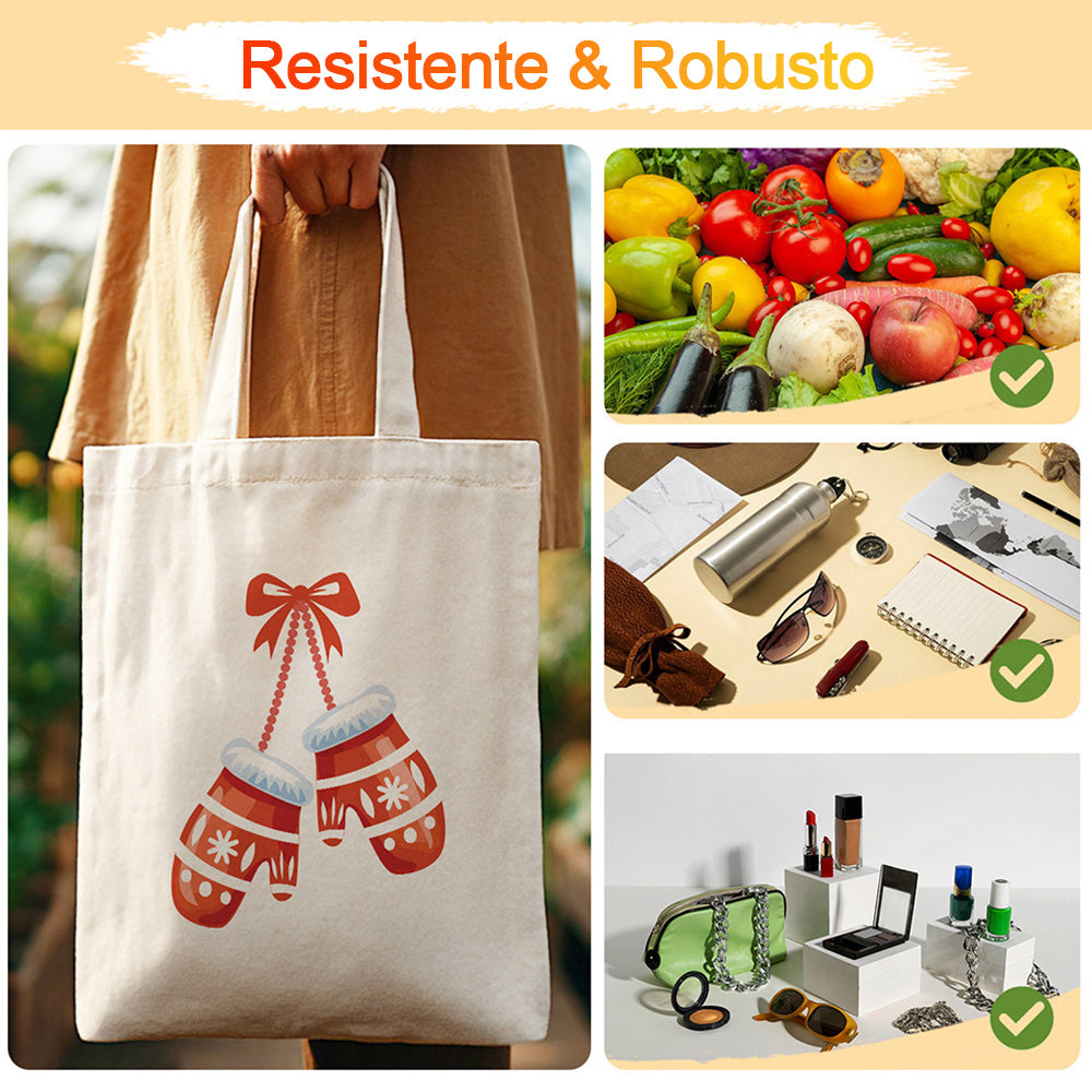 Un Par de Guantes de Navidad Bolsa de Lienzo Pintar por Números