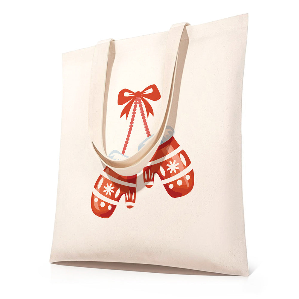 Un Par de Guantes de Navidad Bolsa de Lienzo Pintar por Números