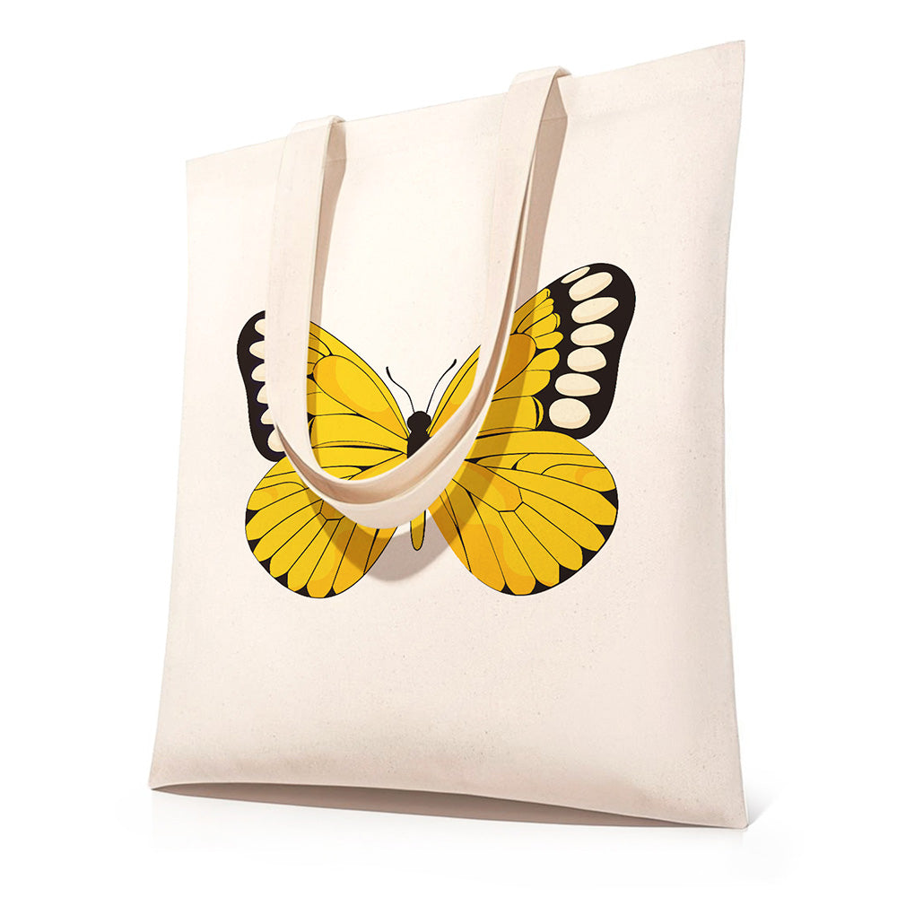 Una Mariposa Amarilla Bolsa de Lienzo Pintar por Números