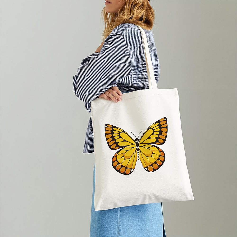 Una Mariposa Dorada Bolsa de Lienzo Pintar por Números