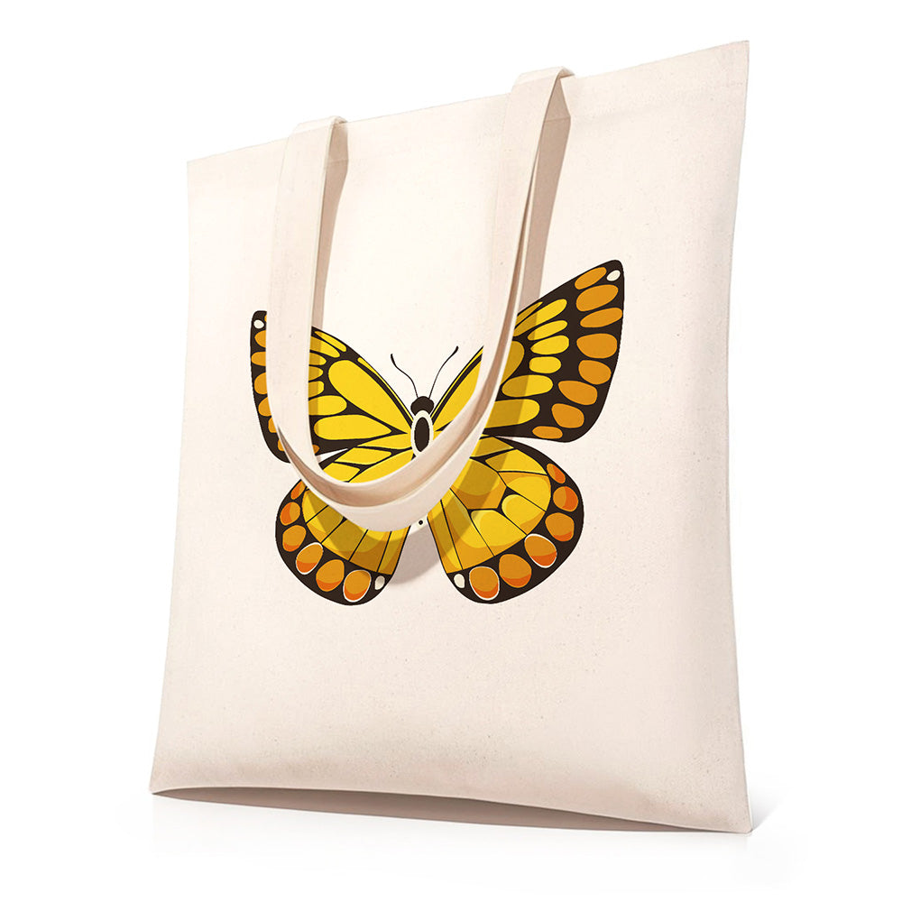 Una Mariposa Dorada Bolsa de Lienzo Pintar por Números