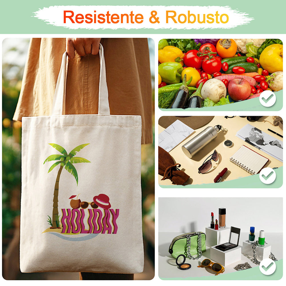 Vacaciones Bolsa de Lienzo Pintar por Números