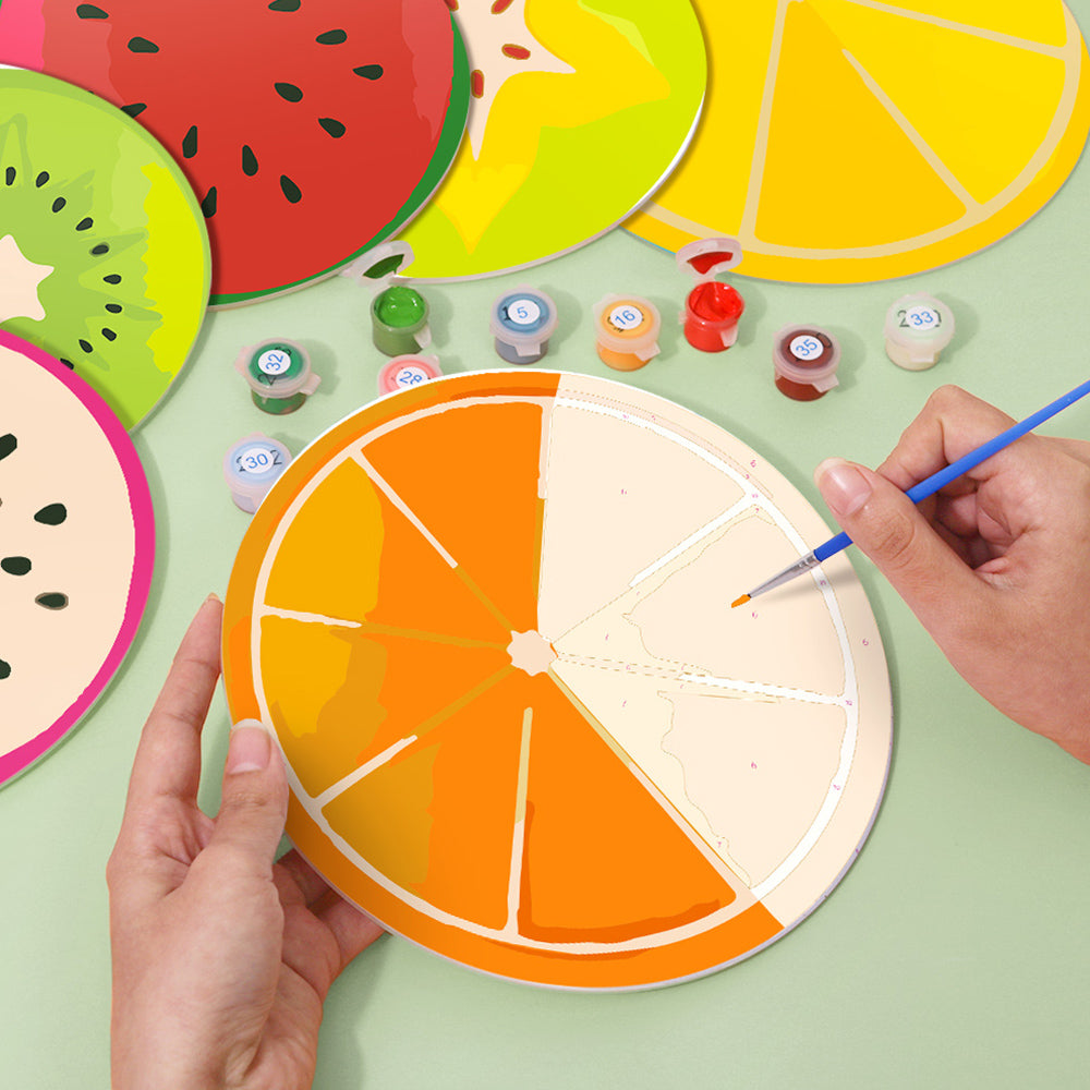 Varias Frutas 6 Salvamanteles Pintar por Números