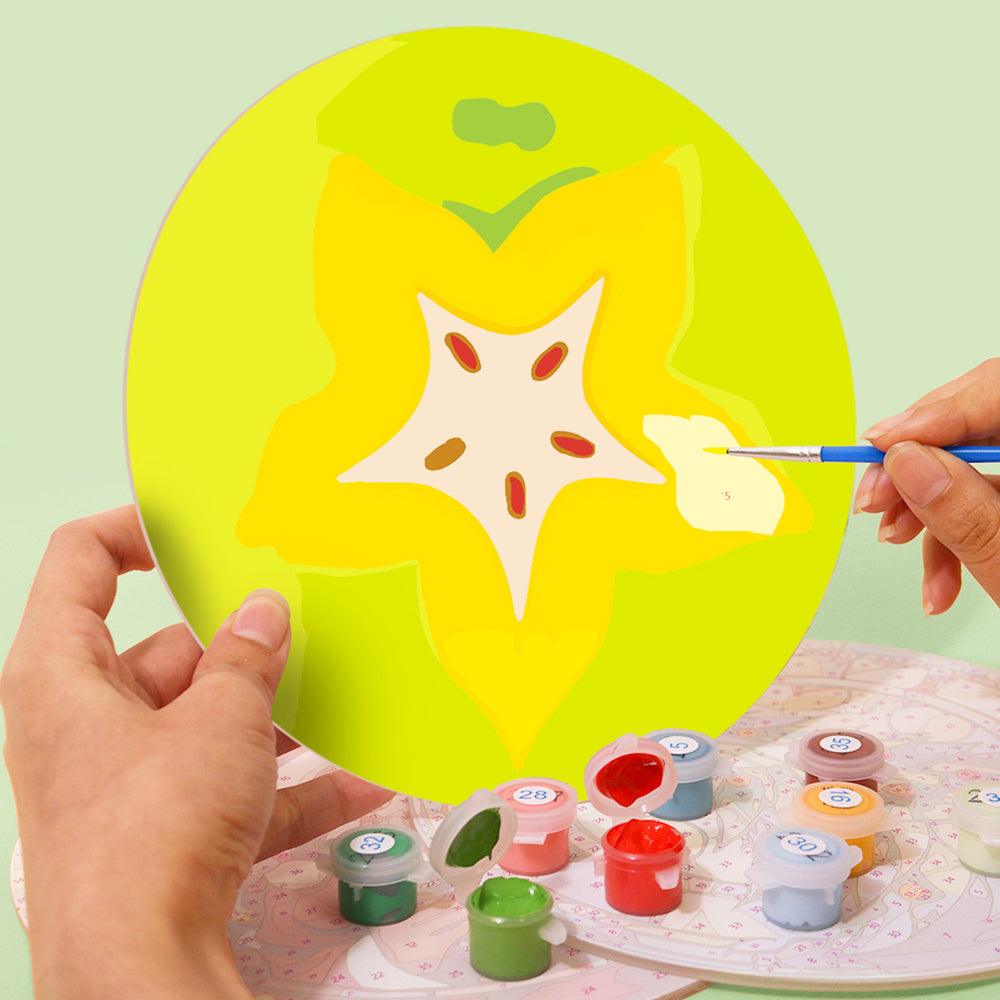 Varias Frutas 6 Salvamanteles Pintar por Números