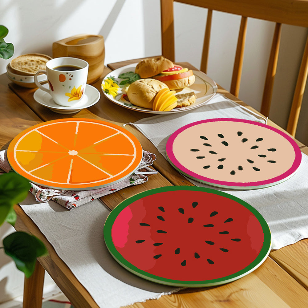 Varias Frutas 6 Salvamanteles Pintar por Números