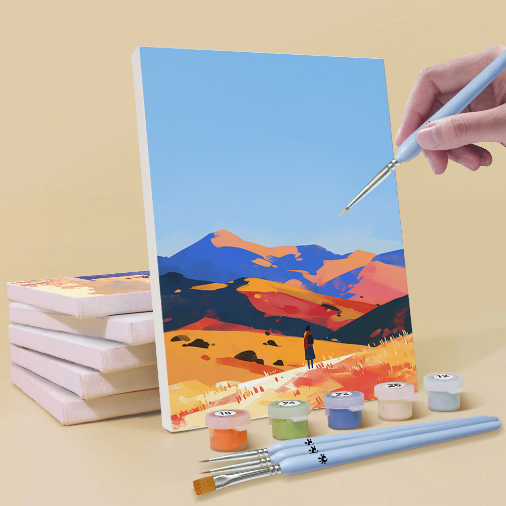 Viaje en la Naturaleza 6 Partes Mini Pintar por Números