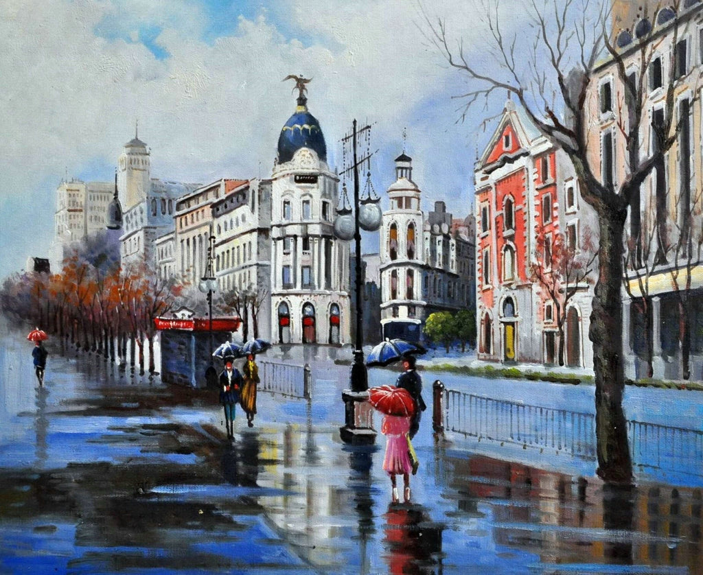 Paisaje Ciudad Pintar por Números PBNCITYW224