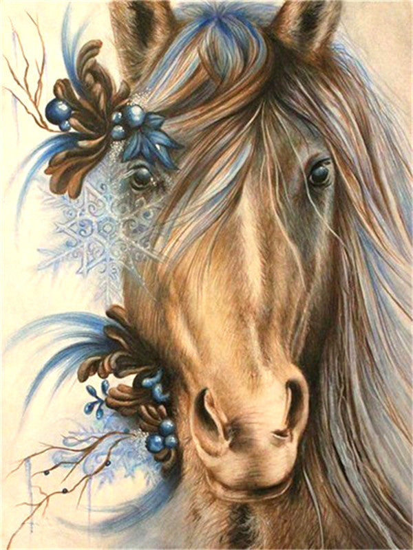 Animal Caballo Pintar por Números PBNHOUL128