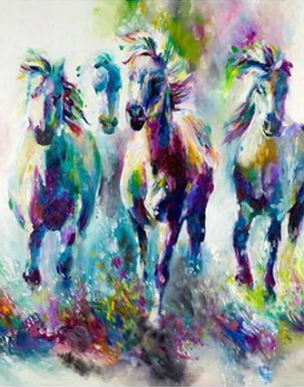 Animal Caballo Pintar por Números PBNHOUL85