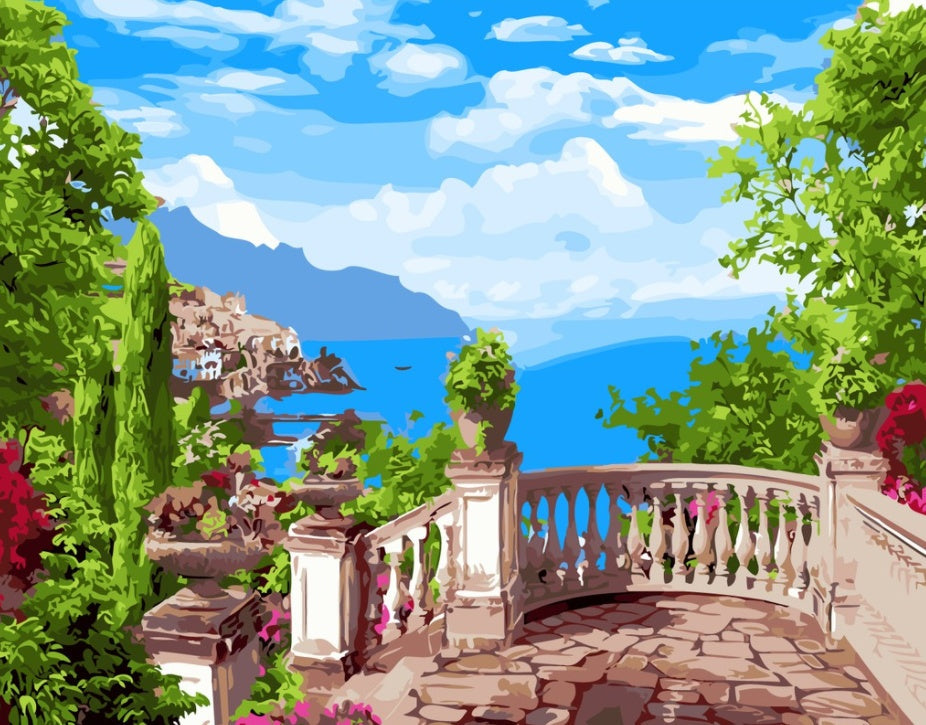 Paisaje Naturaleza Pintar por Números PBNNATW435