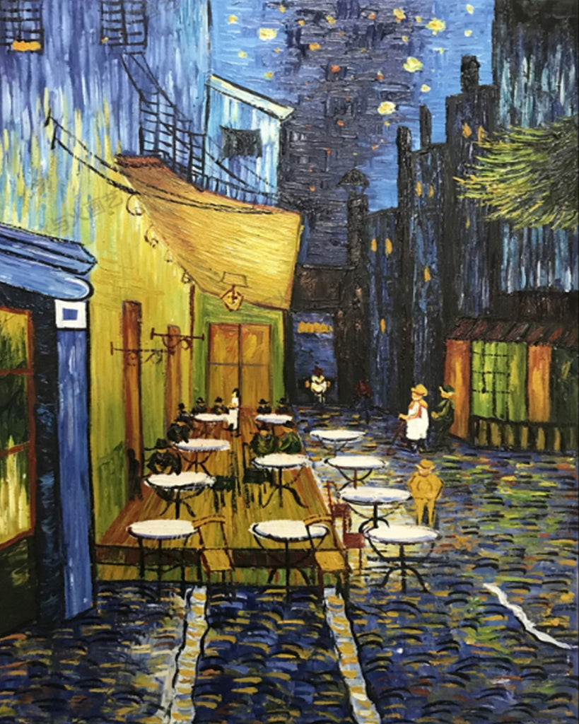 Van Gogh Café Pintar por Números PBNVANL007