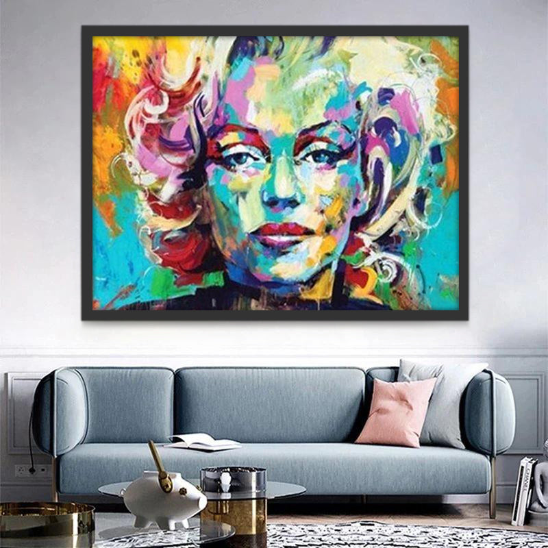 Actriz de Marilyn Monroe Pintar por Números
