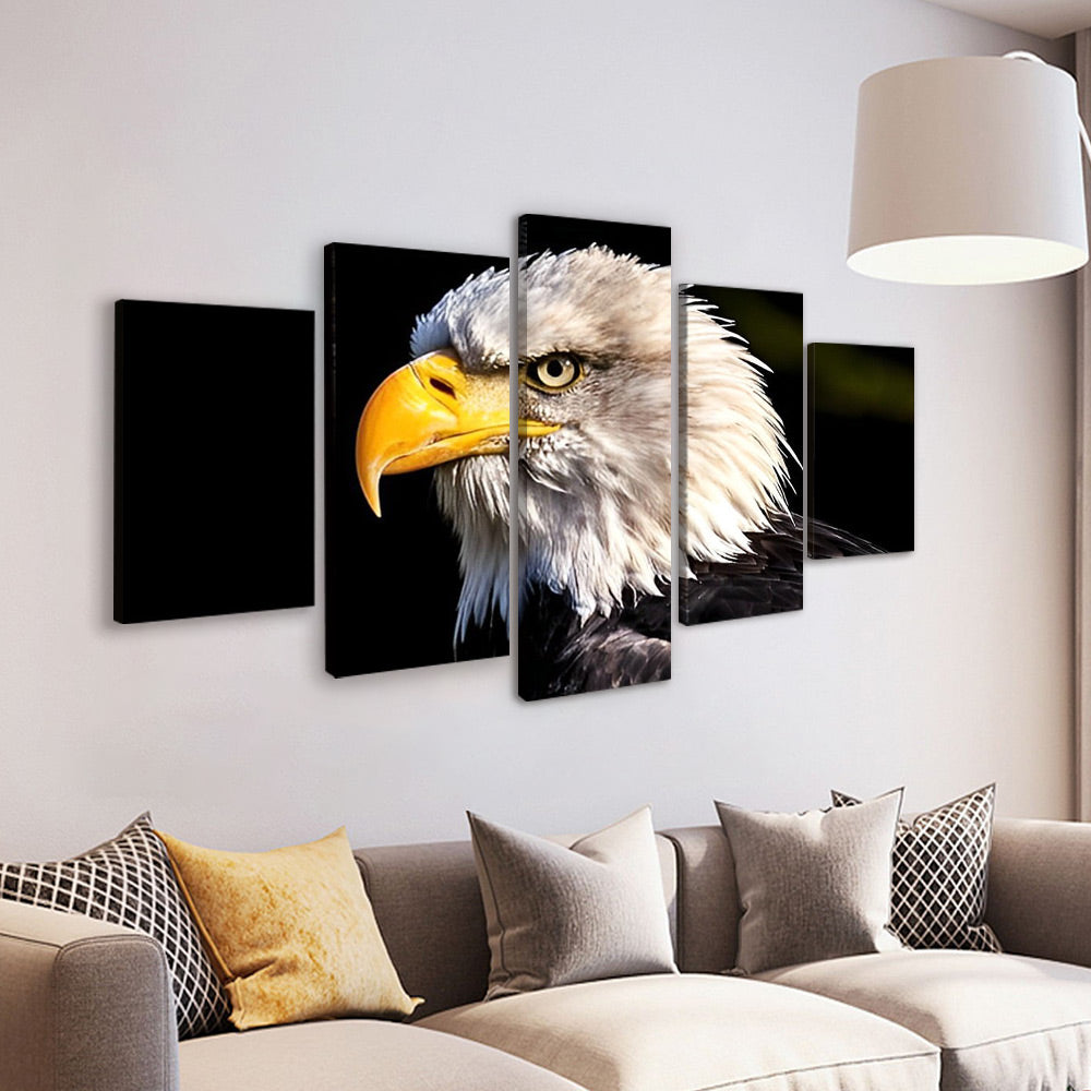 Águila Silvestre 5 Partes Pintar por Números
