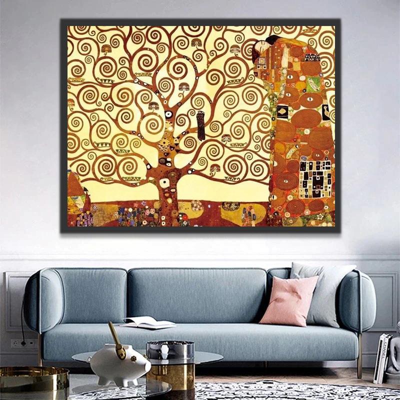 Árbol Abstracto de Ramas Rizadas Pintar por Números