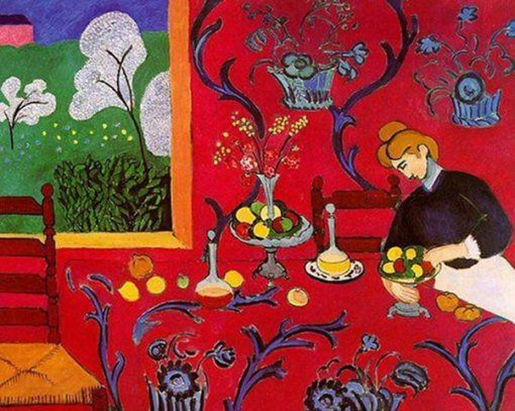 Armonía en Rojo de Henri Matisse Pintar por Números