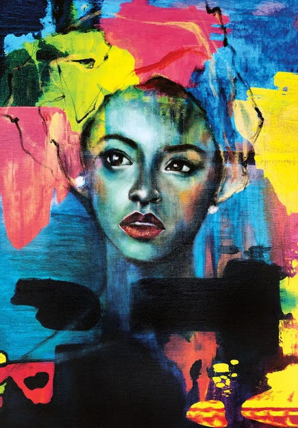 Arte Abstracto de Chica Pintar por Números