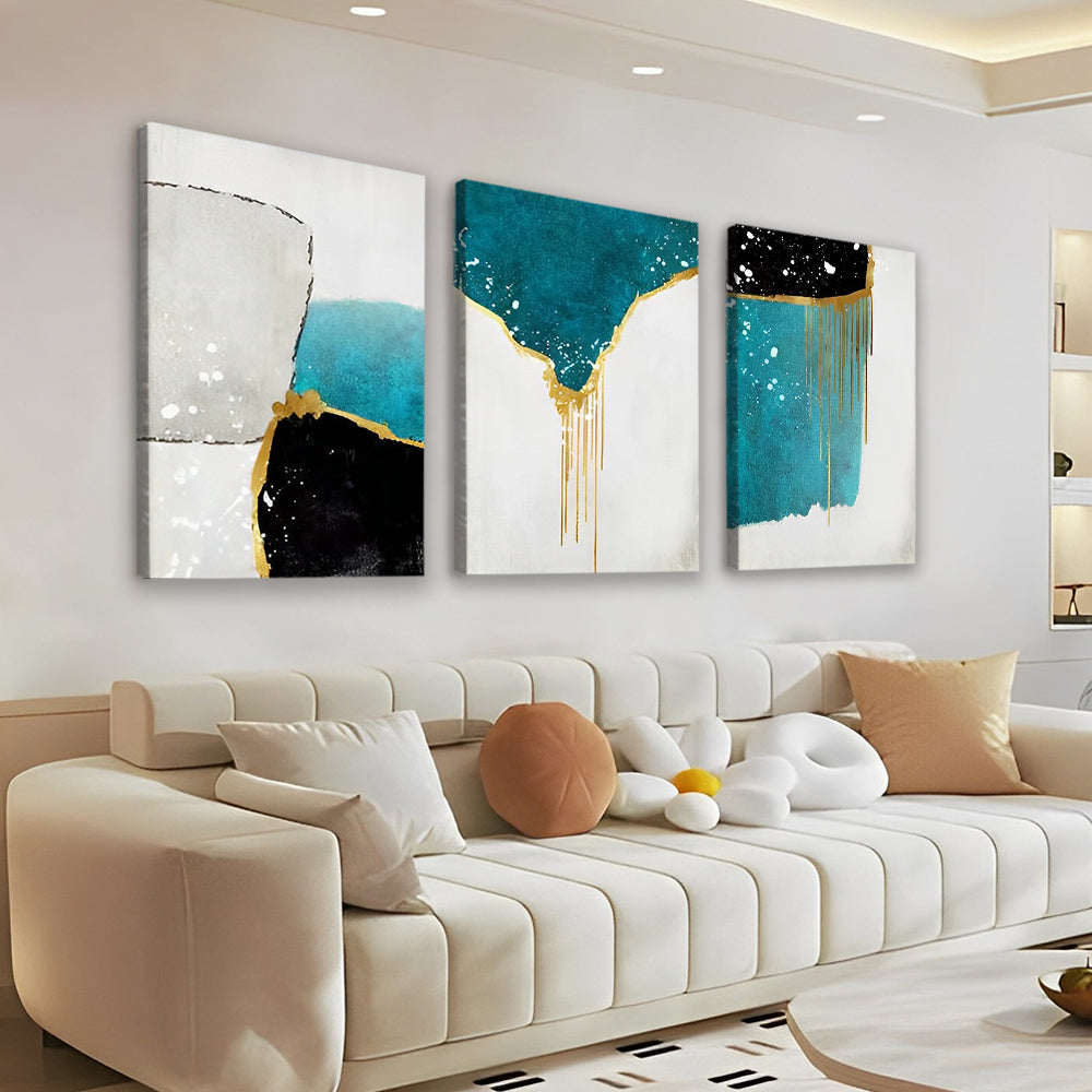 Arte Abstracto de Colores 3 Partes Pintar por Números
