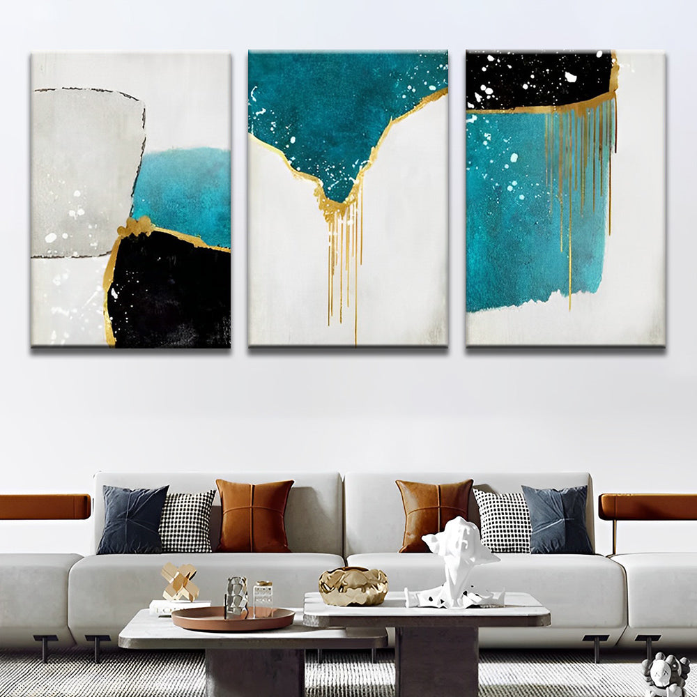 Arte Abstracto de Colores 3 Partes Pintar por Números