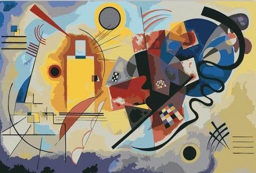 Arte Abstracto de Líneas y Colores Pintar por Números