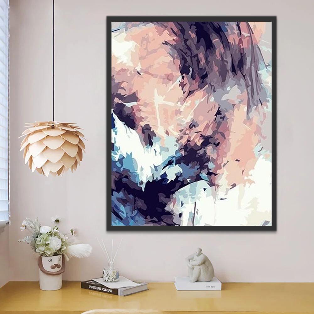 Arte Abstracto de Mujer Pintar por Números