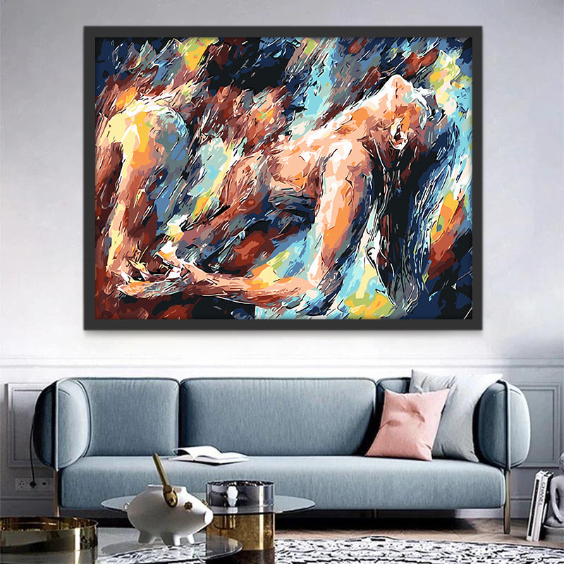Arte Abstracto de Pareja Pintar por Números