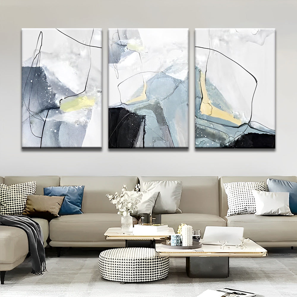 Arte con Líneas Suaves 3 Partes Pintar por Números