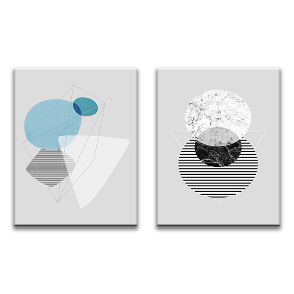 Arte Lineal Geométrico 2 Partes Pintar por Números