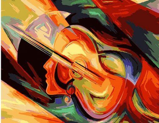 Arte Moderno de Guitarra Pintar por Números