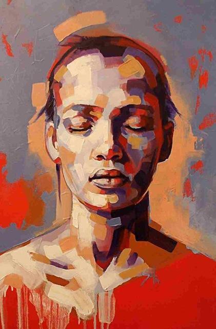 Arte Moderno de Mujer Pintar por Números