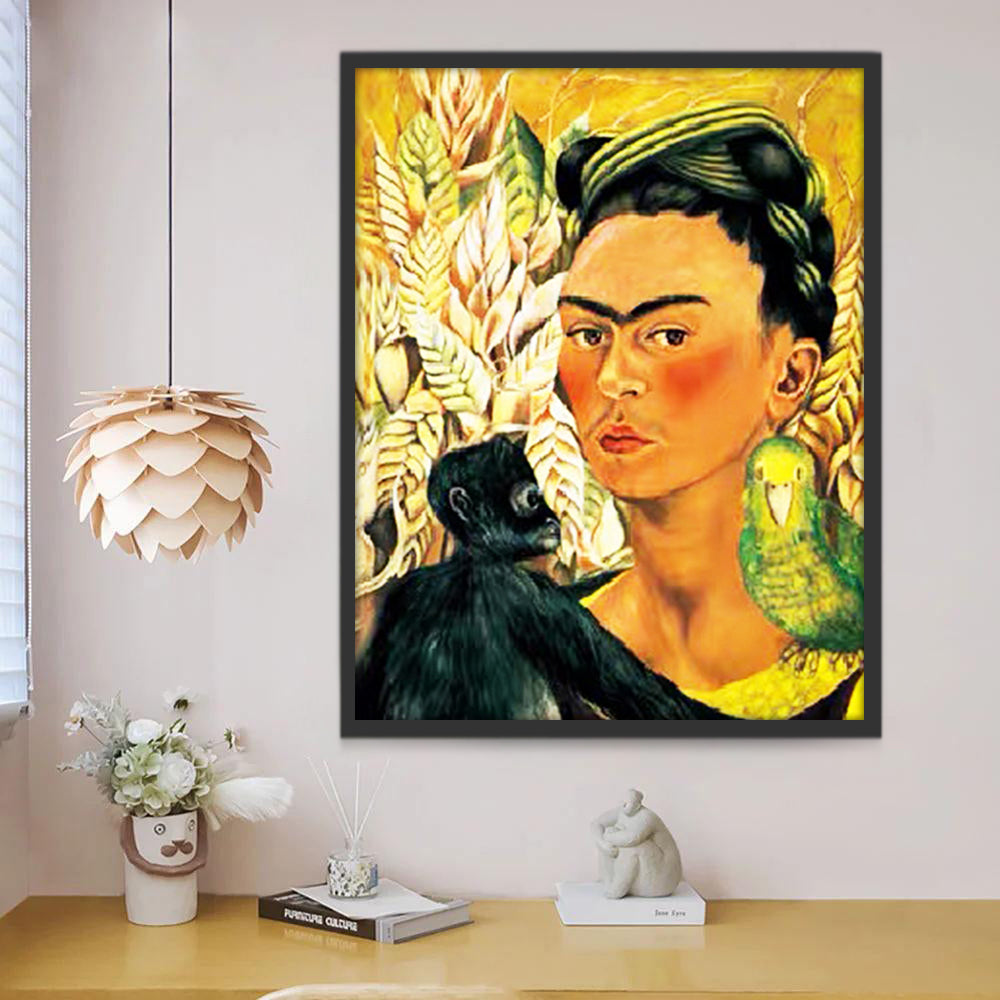 Artista Frida Kahlo y los Animales Pintar por Números