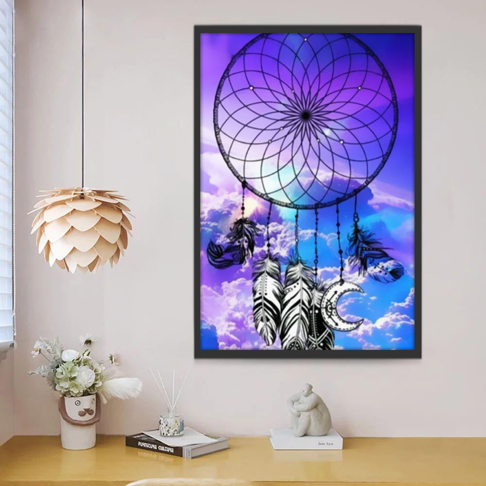 Atrapasueños sobre Nubes Pintar por Números