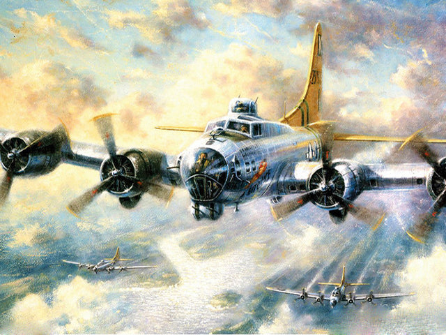 Aviones entre las Nubes Pintar por Números