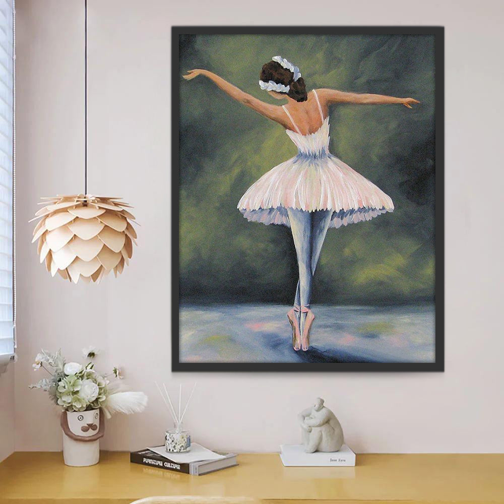 Baile Hermoso de la Bailarina Pintar por Números