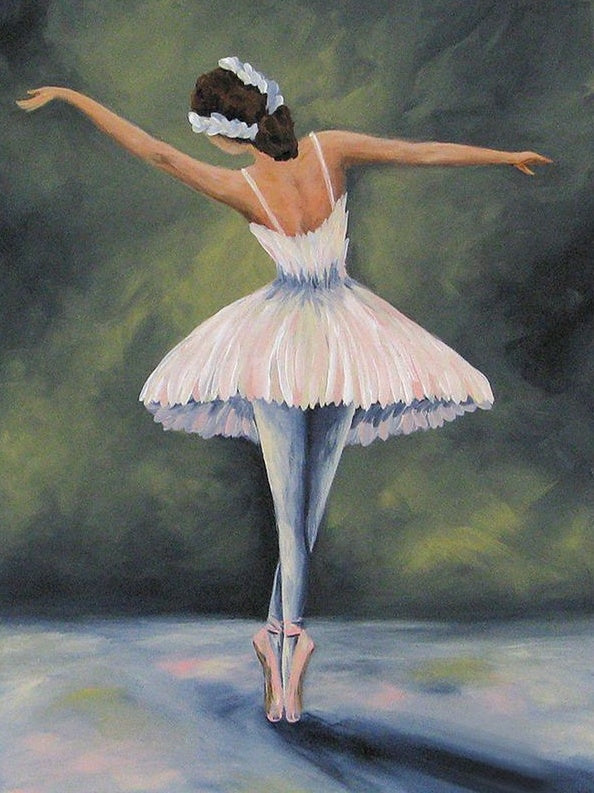 Baile Hermoso de la Bailarina Pintar por Números
