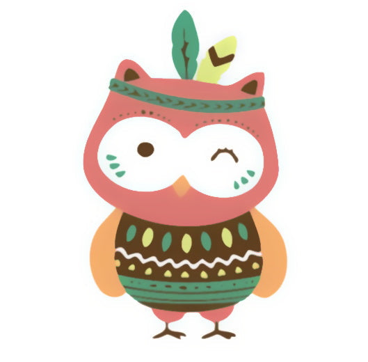 Búho Adorable Pintar por Números