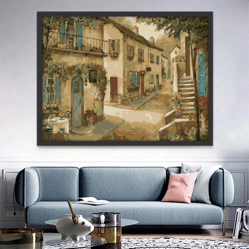Callejón de Ciudad Pintar por Números