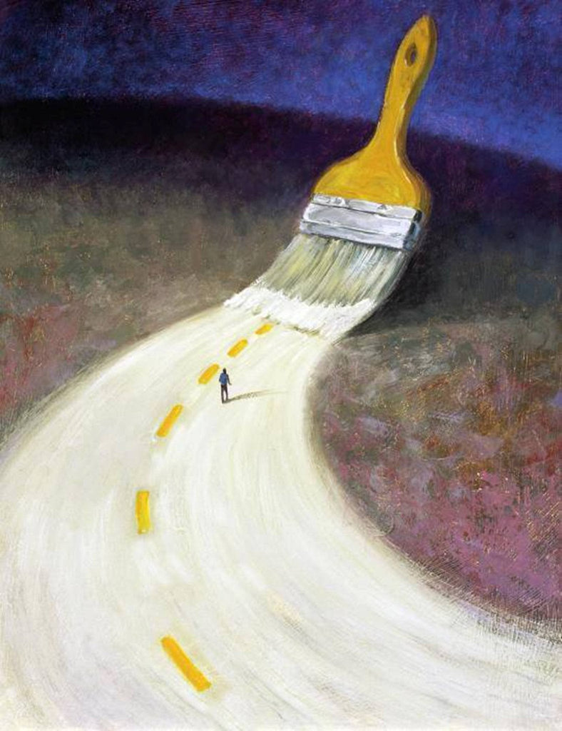 Camino Pintado por Pincel Pintar por Números