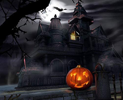 Casa Embrujada y Calabaza Pintar por Números
