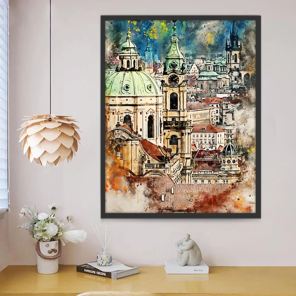 Catedral en Italia Pintar por Números