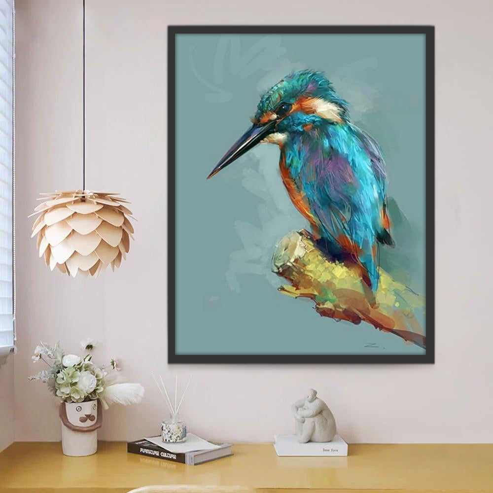 Colibrí Azul Pintar por Números
