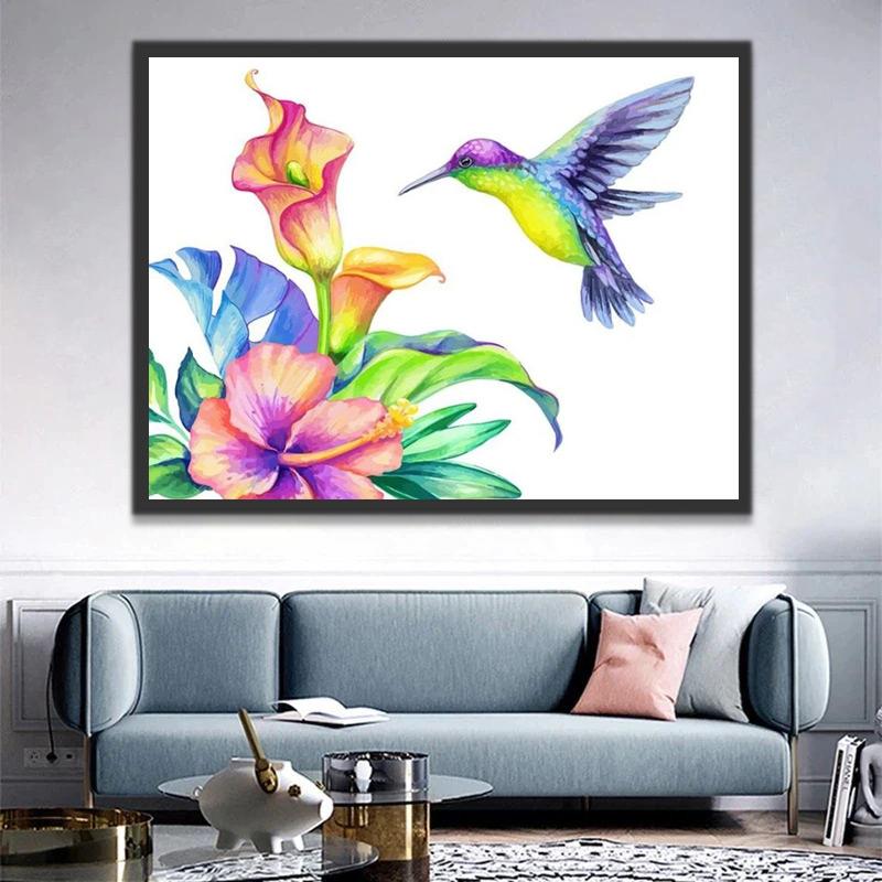 Colibrí y Calla Pintar por Números