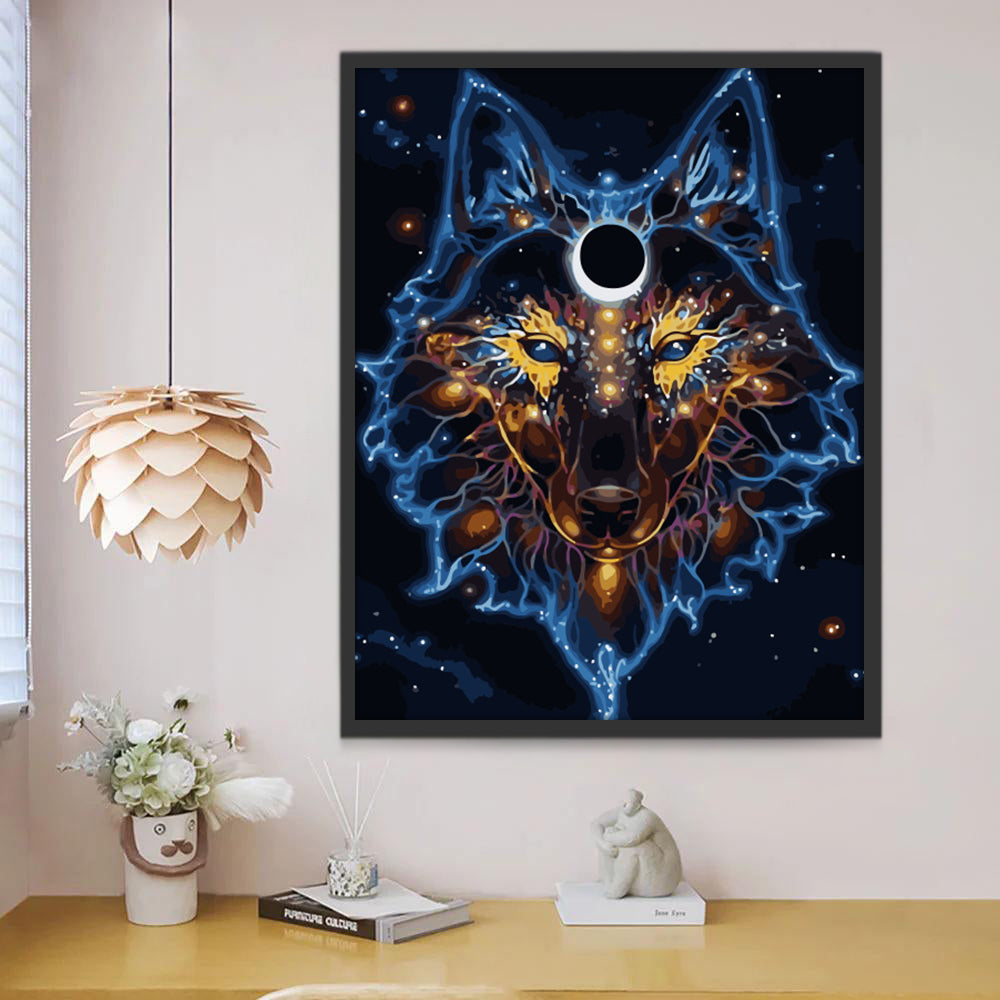 Constelación de Cabeza de Lobo Pintar por Números