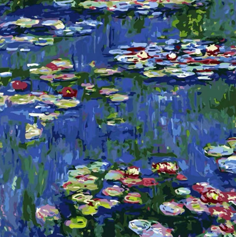 Creación de los Nenúfares de Claude Monet Pintar por Números