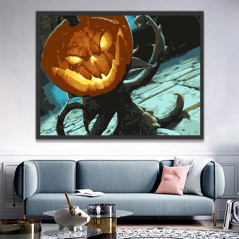 Criatura Desconocida en Halloween Pintar por Números